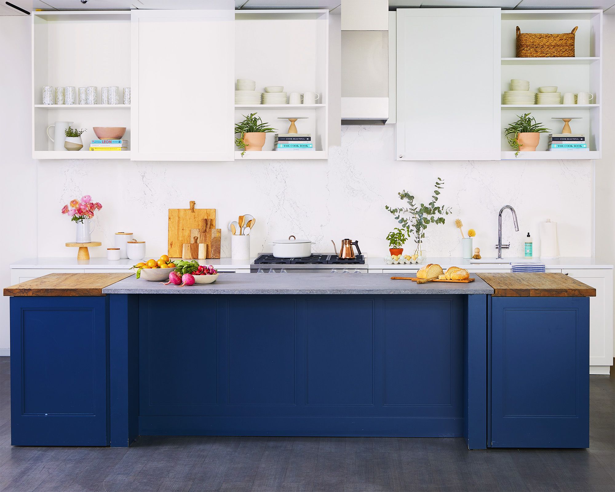 Blue Kitchen Cabinets