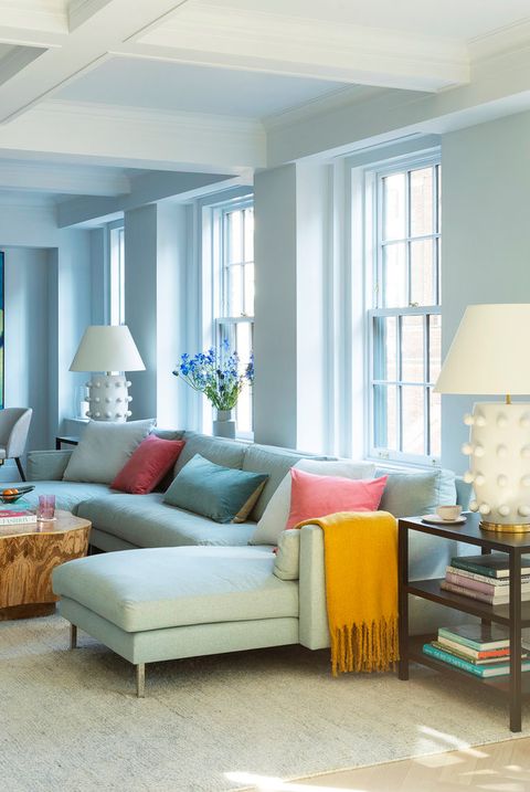 Decor Ideas For Light And Dark Blue Rooms, Blue Living Room Decorating Ideas