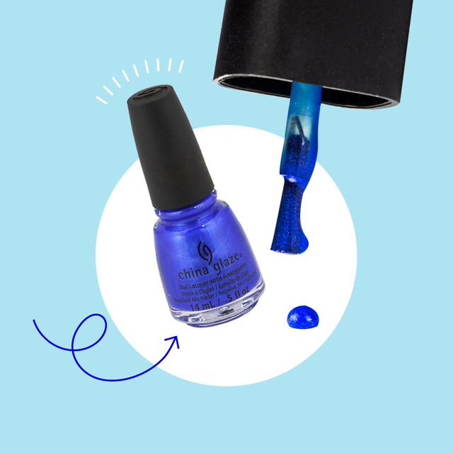 Nail polish, Blue, Nail care, Product, Cobalt blue, Cosmetics, Azure, Water, Liquid, Electric blue, 