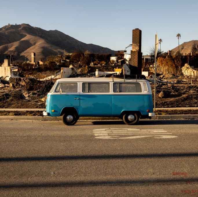 VW Bus That Survived L.A. Wildfires Is Fueling a Conspiracy Theory