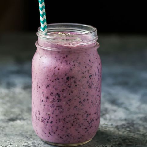 Blueberry Coconut Water Smoothie Recipe