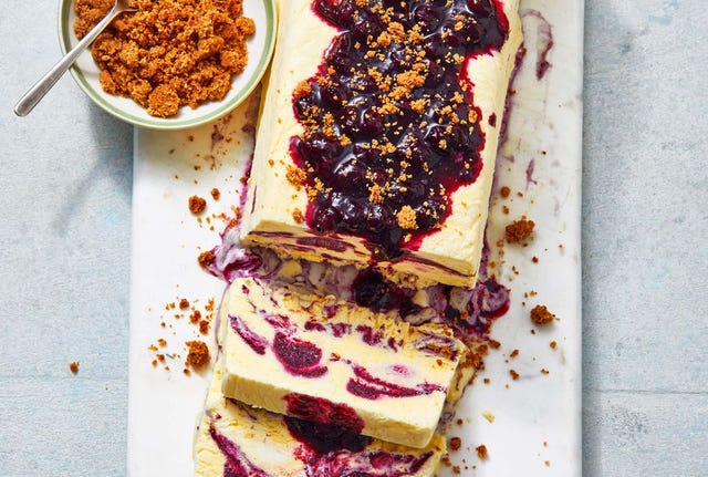 semifreddo with berries semifreddo with berries