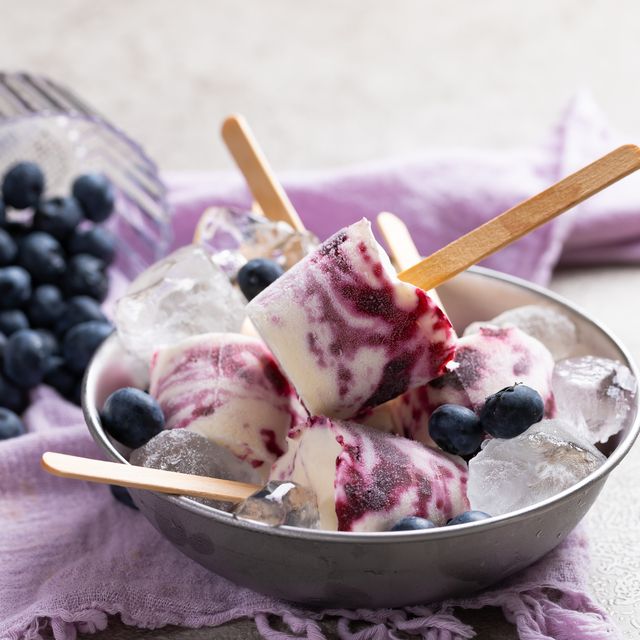 blueberry ice cream popsicles