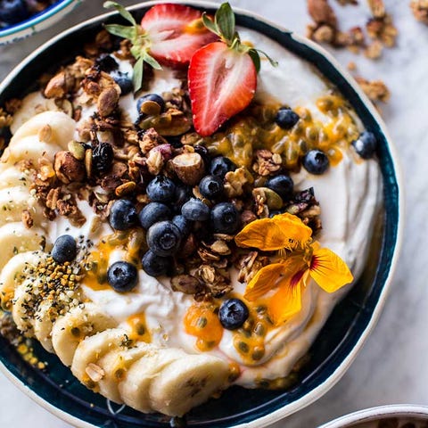 Blueberry Muffin Granola Greek Yogurt Bowl Blueberry Muffin Granola Greek Yogurt Bowl