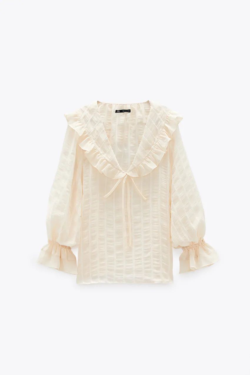 excepción Sinfonía Cuestiones diplomáticas Blusas y camisas románticas, la tendencia de otoño - Blusas Zara