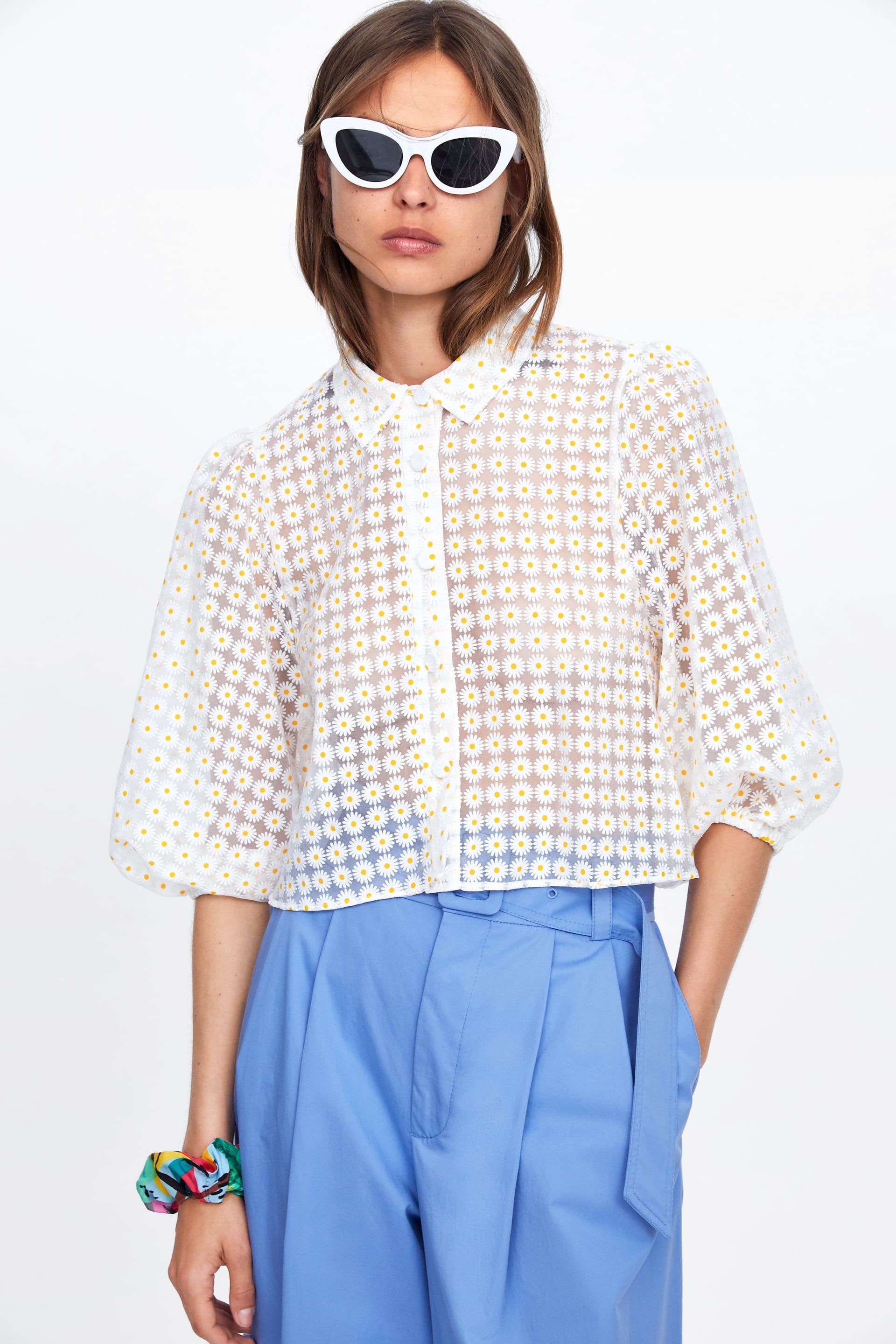 Equipar Pensativo Pobreza extrema Esta blusa de Zara es la primavera hecha prenda (y nos encanta)