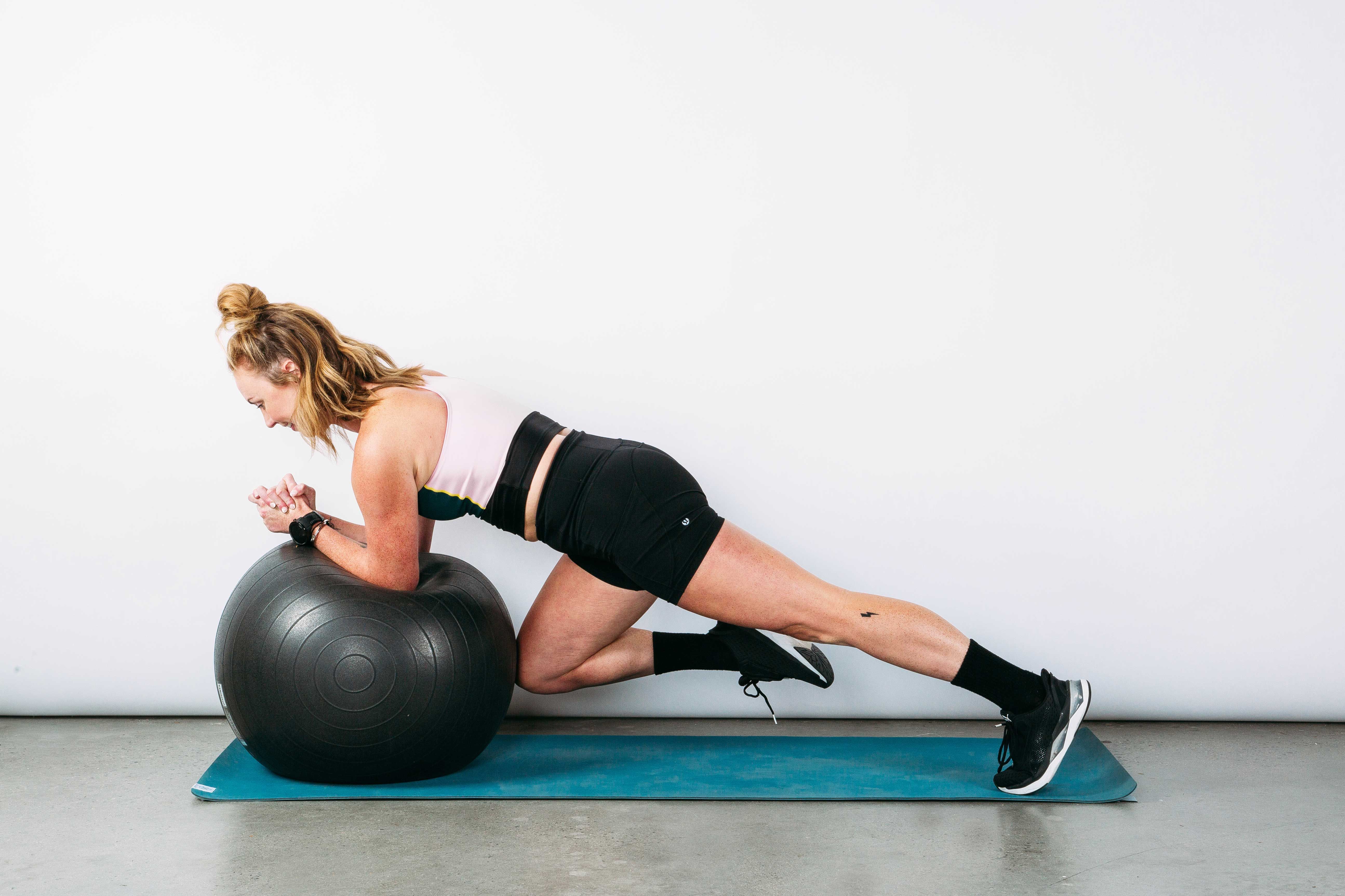 exercise ball weight lifting