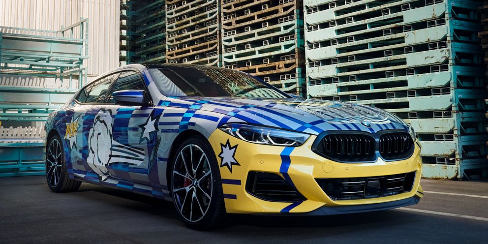 2023 BMW M850i Gran Coupe’s Colorful Jeff Koons Edition