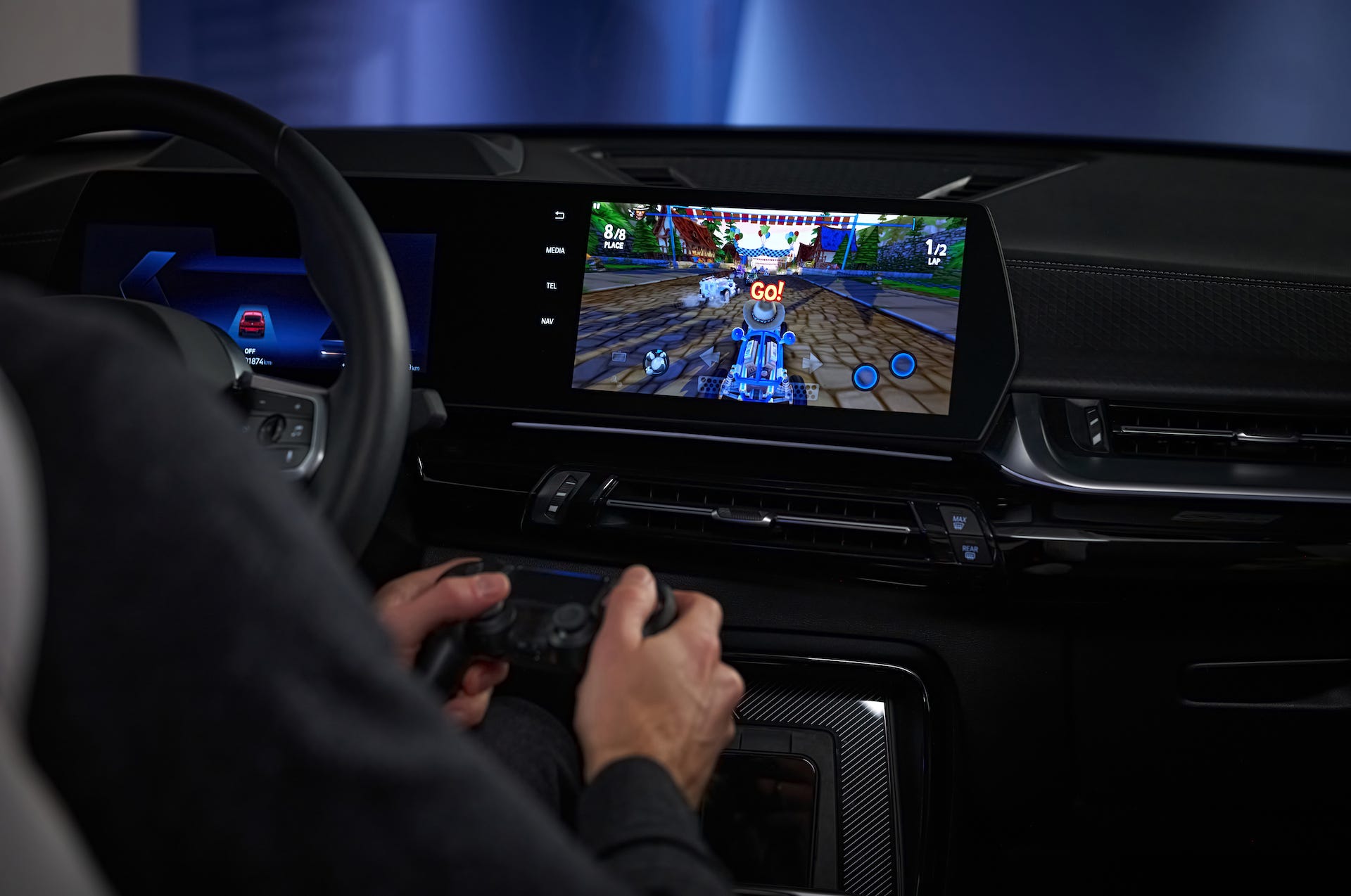 BMW's iDrive 9 Lets You Play Video Games with a PlayStation Controller