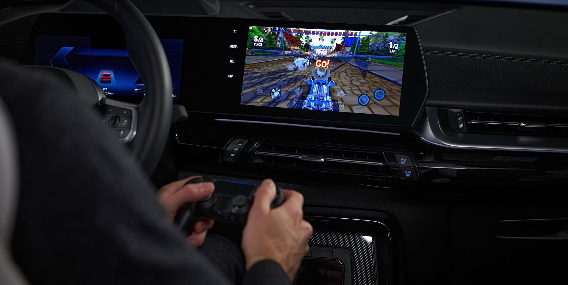 BMW's iDrive 9 Lets You Play Video Games with a PlayStation Controller