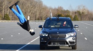 BMW X1 IIHS pedestrian test