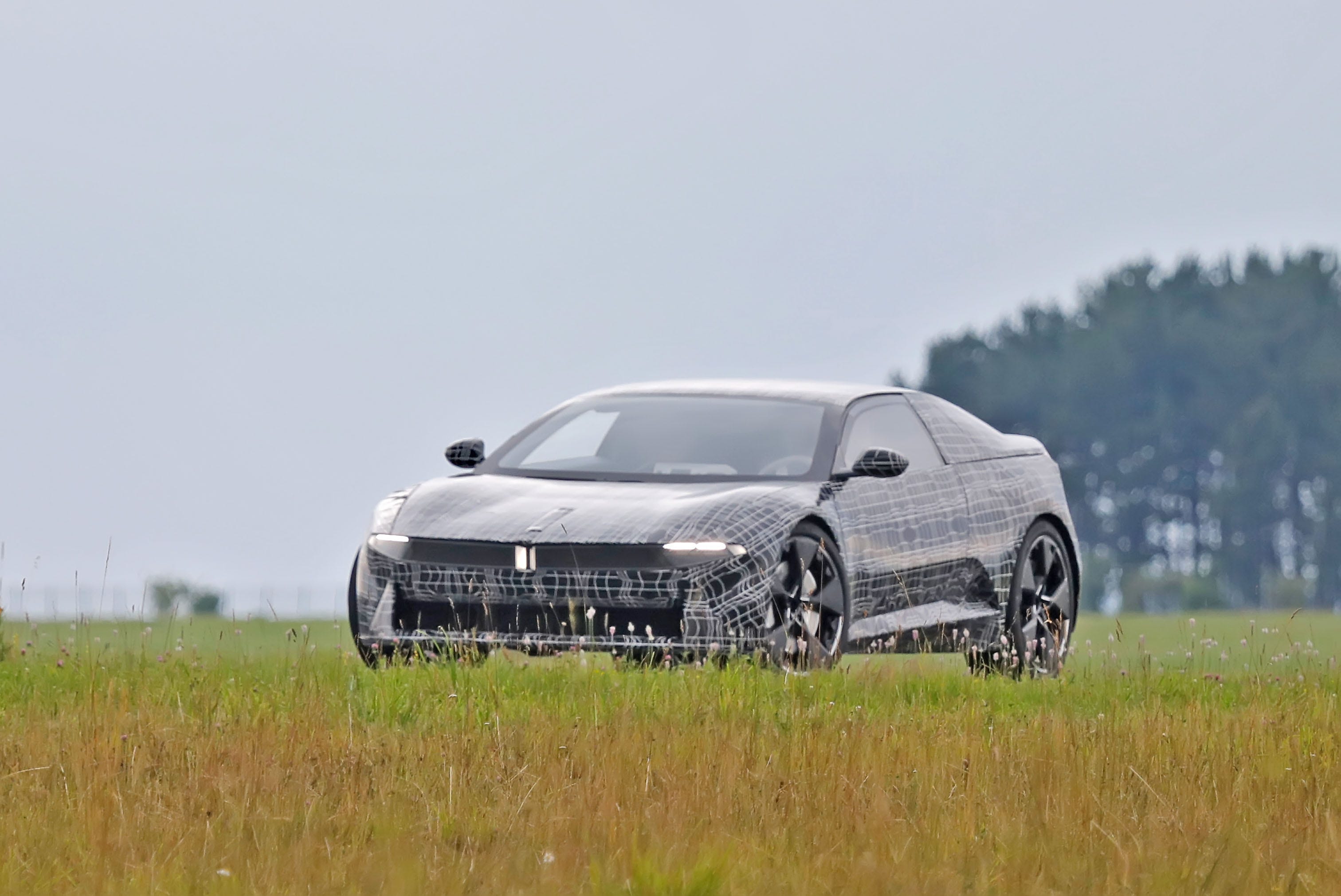 Wedge-Shaped BMW Sports Car Prototype Caught in Spy Shots