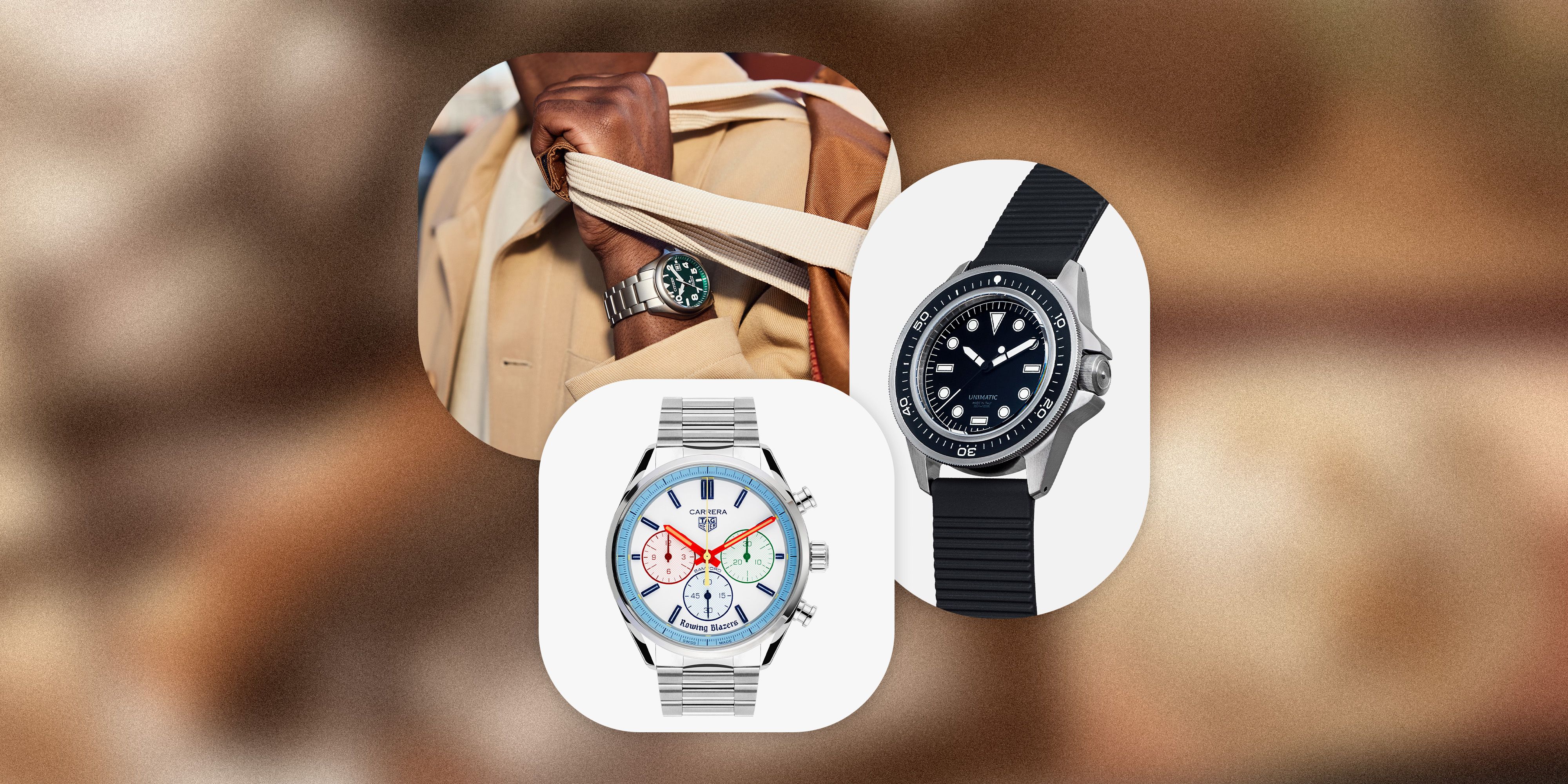 Louis Vuitton Speedy Chronograph Watch, 40mm in Metallic for Men