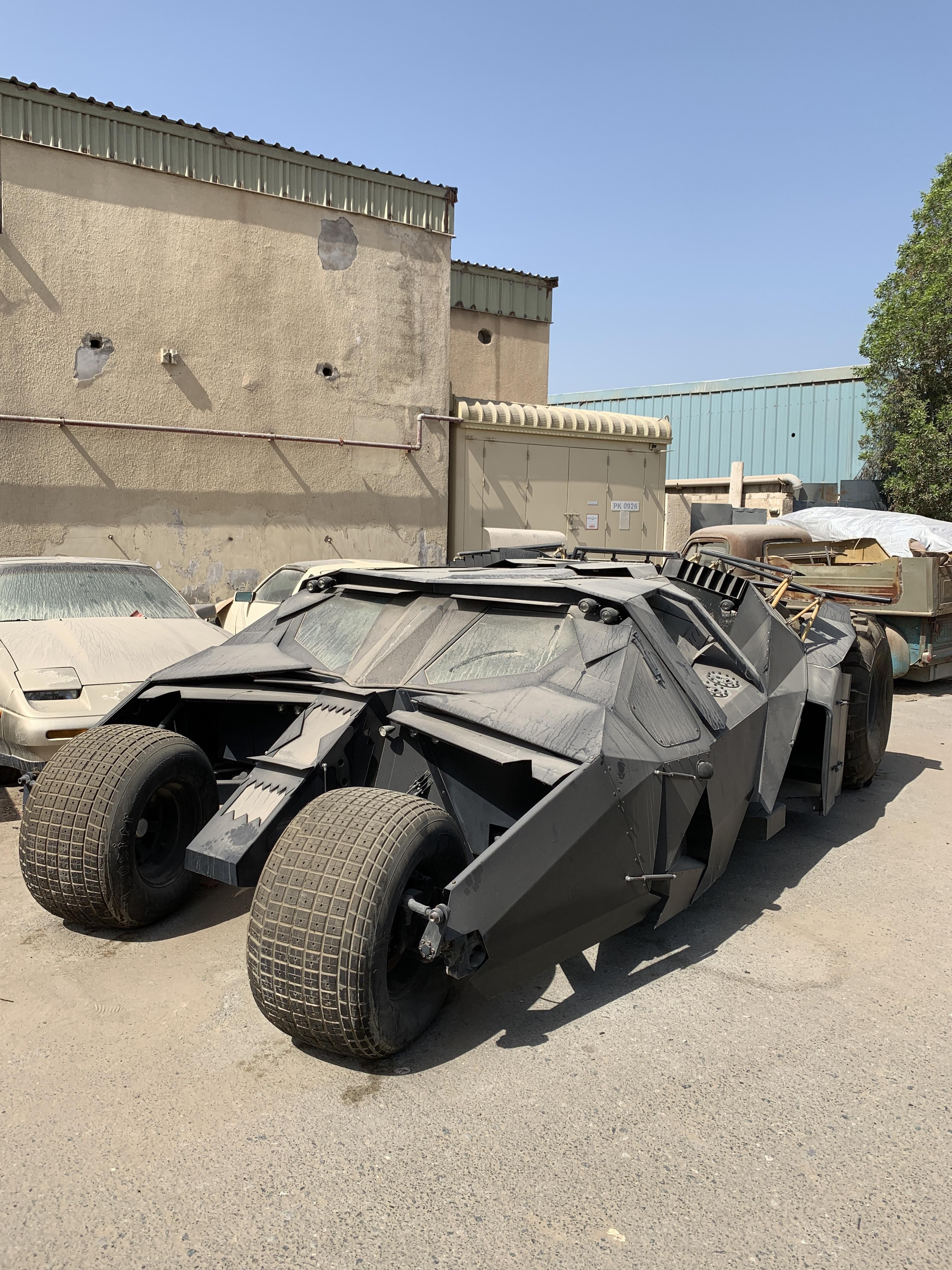 Abandonado en Dubái: Triste final para el coche de Batman