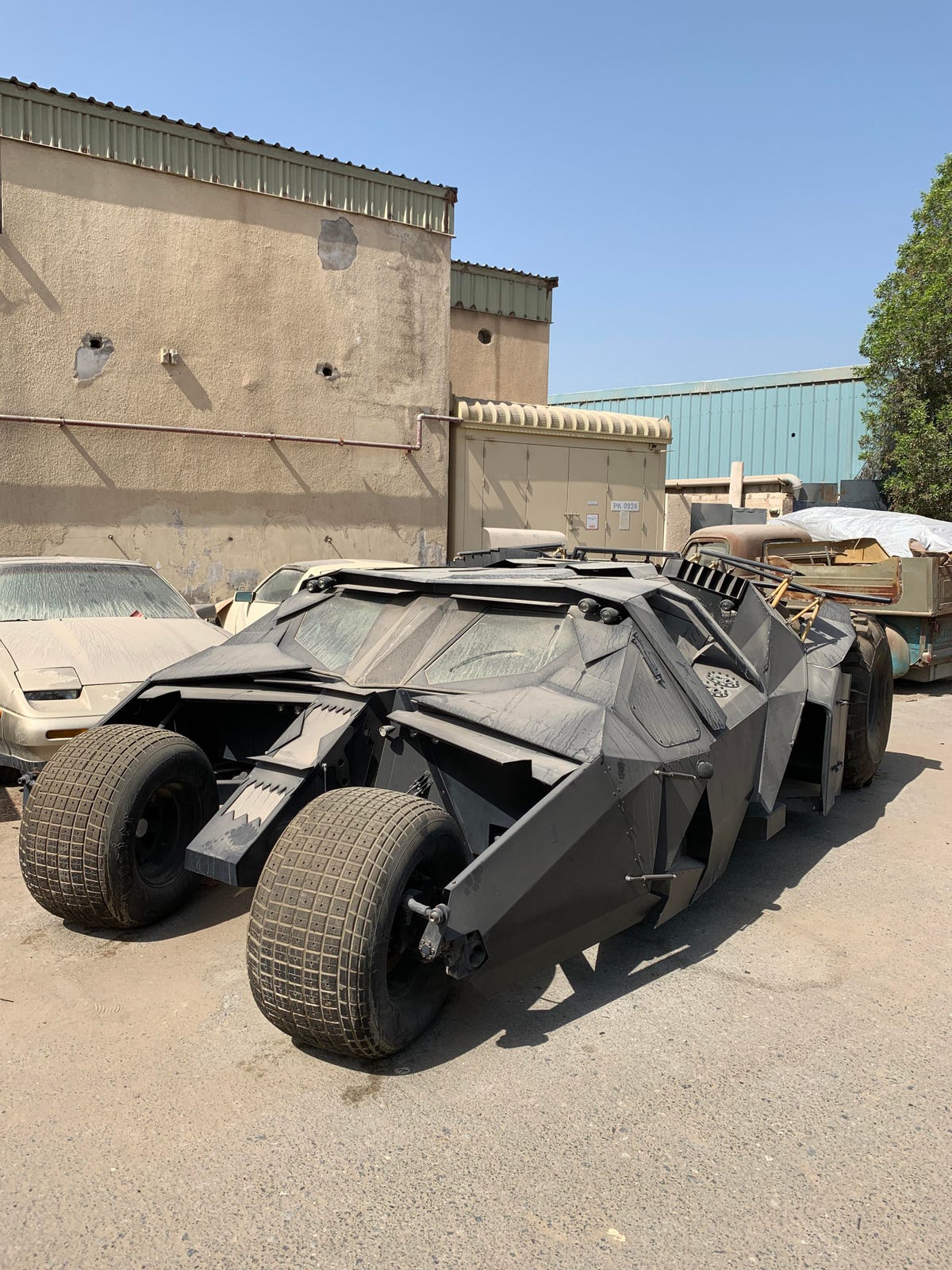 Abandonado en Dubái: Triste final para el coche de Batman