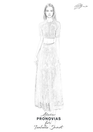 Isabelle Junot y el vestido de novia de inspiración medieval Isabelle Junot y el vestido de novia de inspiración medieval