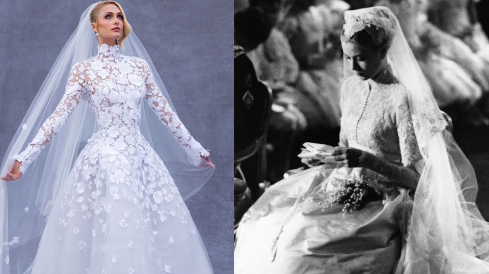 5 vestidos de novia de Paris Hilton inspirados en 5 diseños famosos
