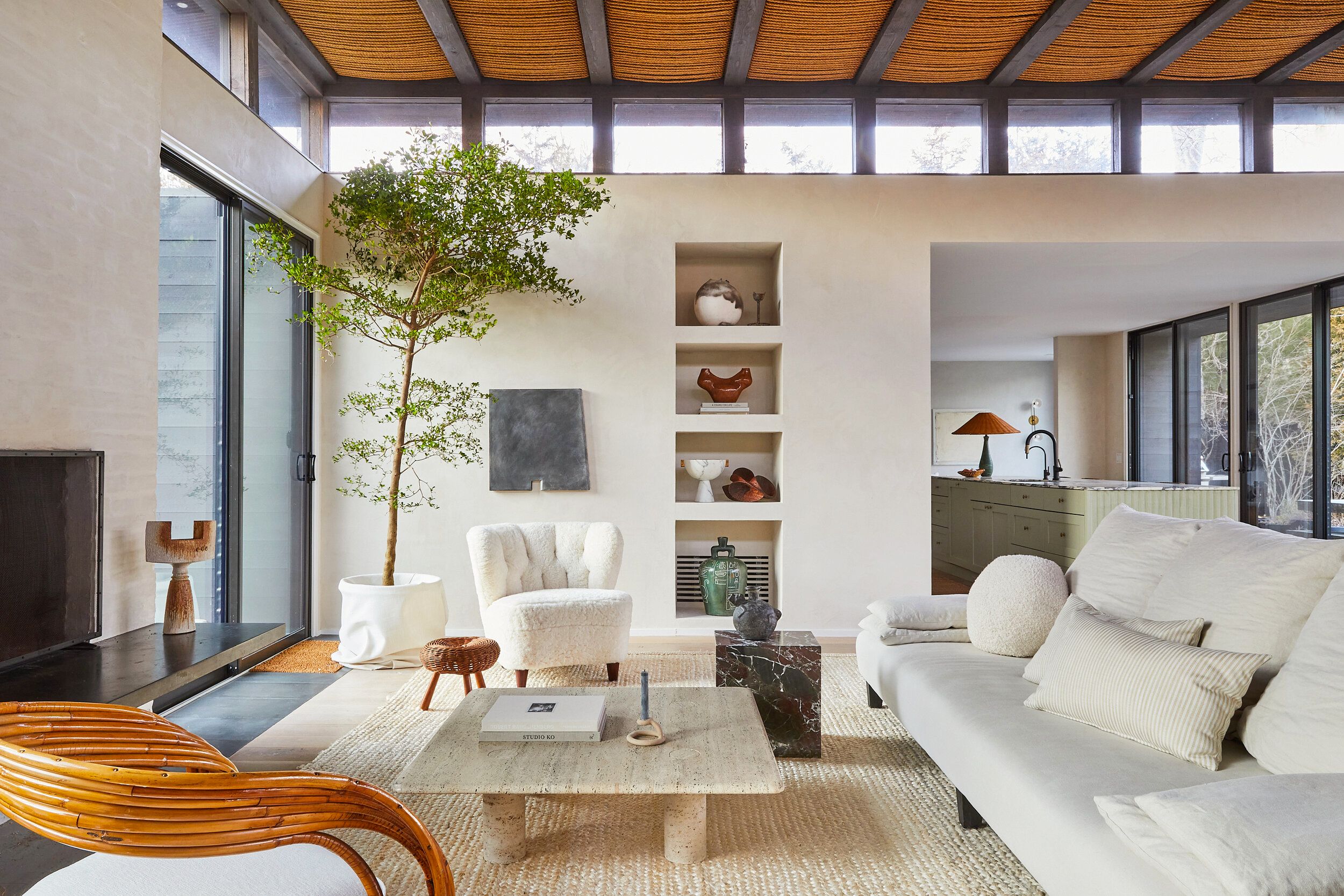 bohemian living room modern