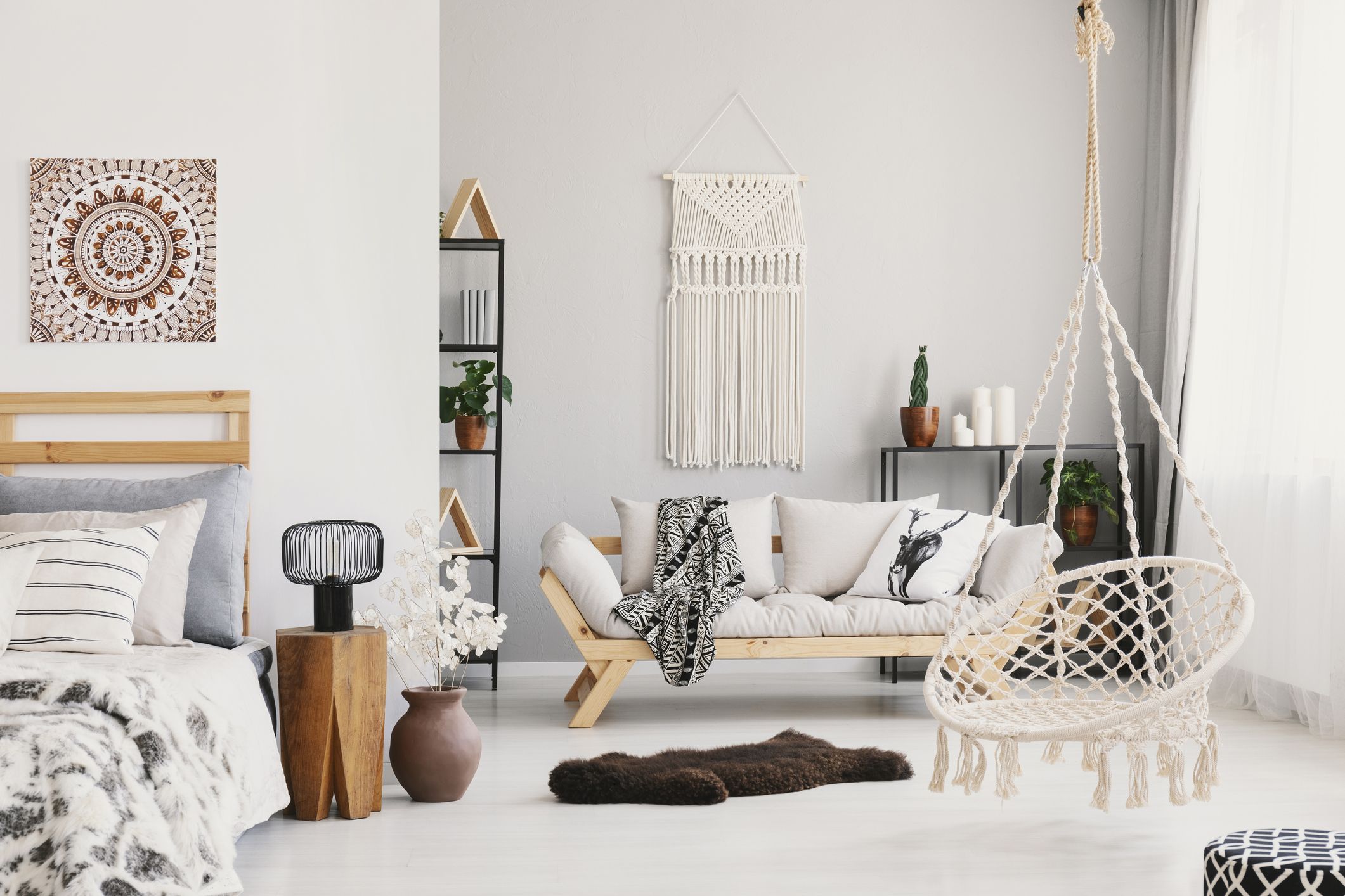 Neutral Boho Bedroom Decor