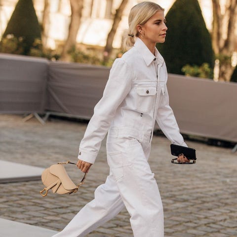 Een boiler suit gespot tijdens fashion week.