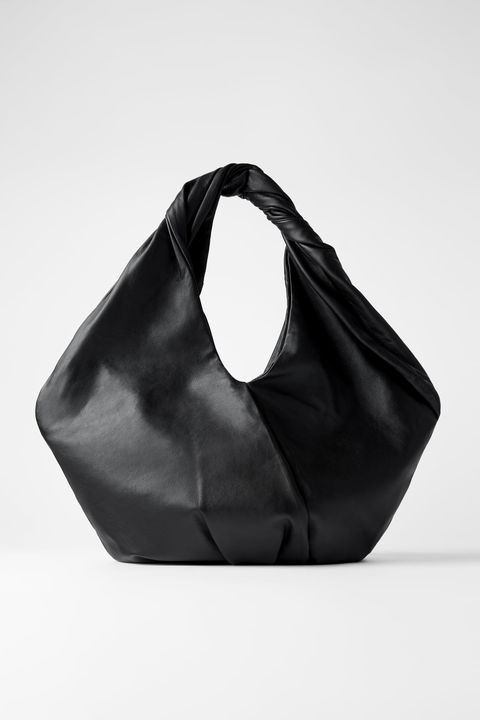 Bag, Handbag, Hobo bag, Black, Fashion accessory, Shoulder bag, Tote bag, Leather, Luggage and bags, Black-and-white, 