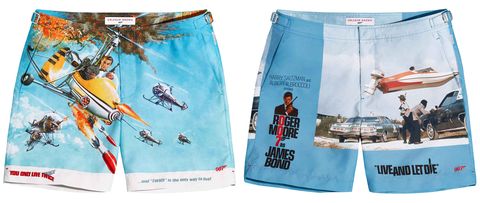 Orlebar Brown Just Turned Your Favorite James Bond Movies Into Swim Trunks