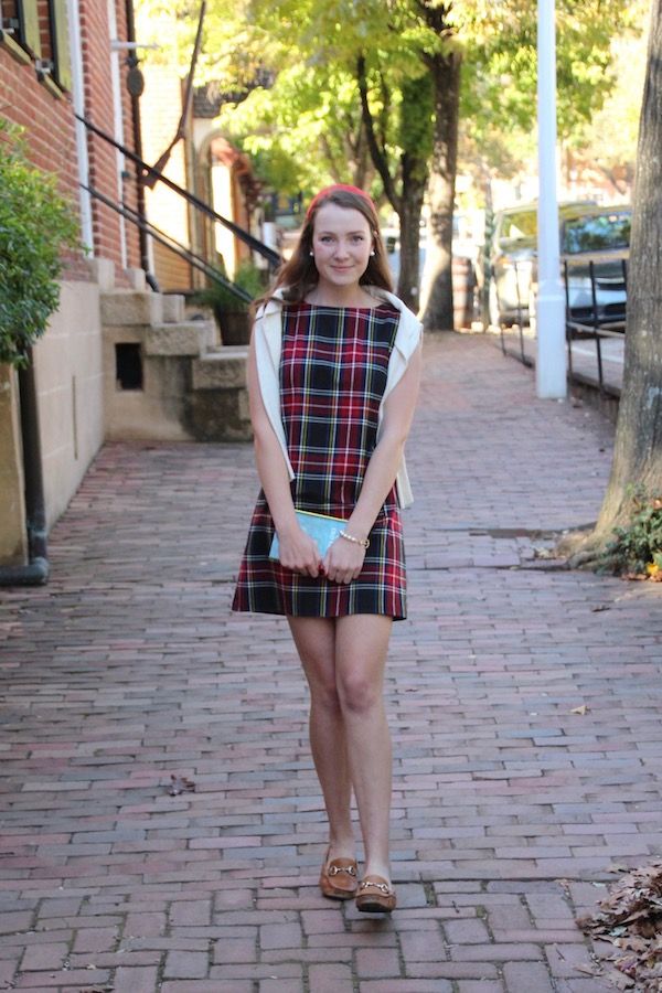 red plaid skirt characters