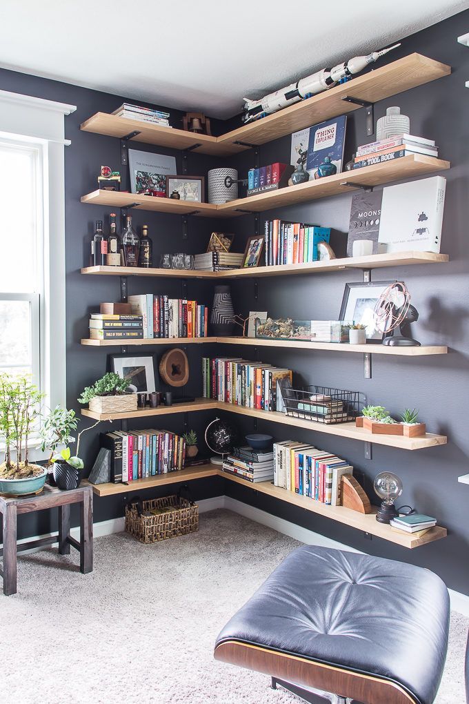 20 Chic Bookshelf Decorating Ideas, Office Bookcase Decor Ideas