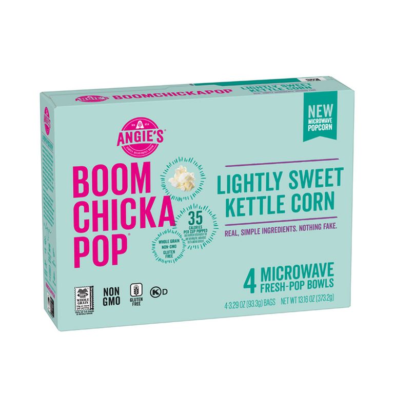 Angie's BOOM CHICKA POP Lightly Sweet Kettle Corn's BOOM CHICKA POP Lightly Sweet Kettle Corn