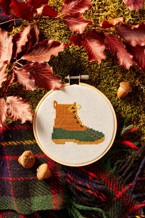 cross stitch boot