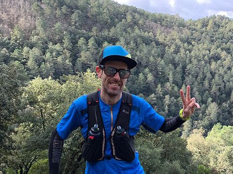 Borja García corre la Transvulcania con esclerosis múltiple