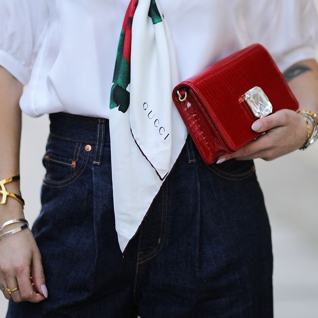White, Red, Green, Street fashion, Wallet, Jeans, Fashion, Leather, Shoulder, Coin purse, 