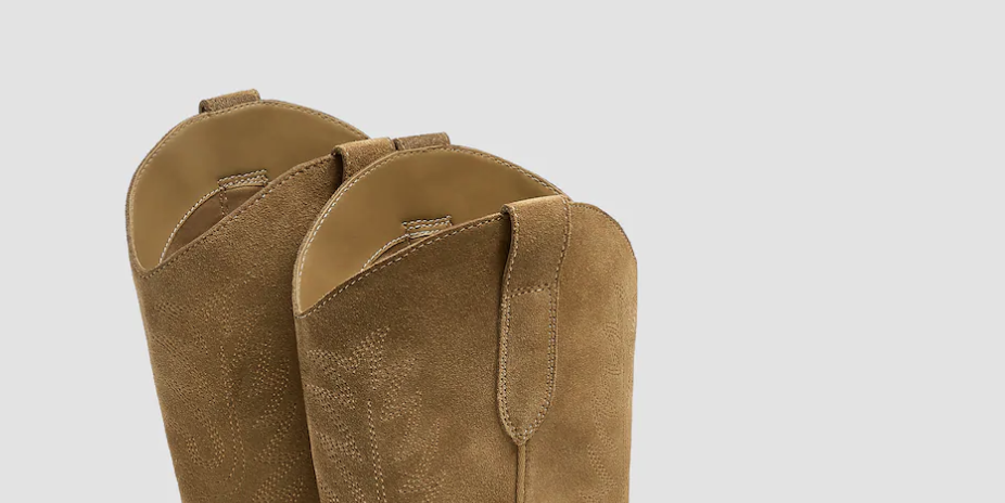 Pull & Bear rebaja botas piel en color marrón