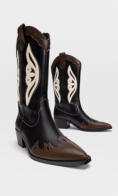 Las botas 'cowboy' edición de Stradivarius