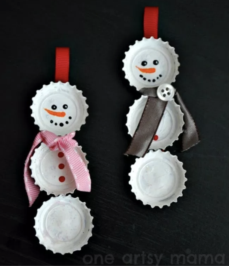 Download 25 Diy Snowman Ornaments How To Make Snowman Ornaments For Christmas PSD Mockup Templates