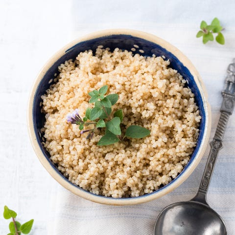 Bowl of boiled quinoa Bowl of boiled quinoa