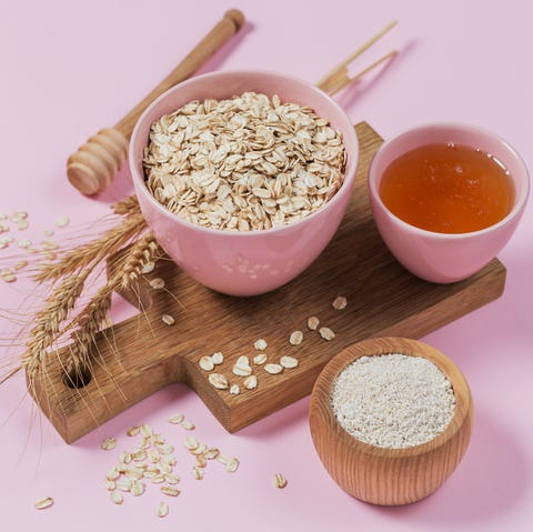 oatmeal and honey DIY face mask ingredients oatmeal and honey diy face mask ingredients
