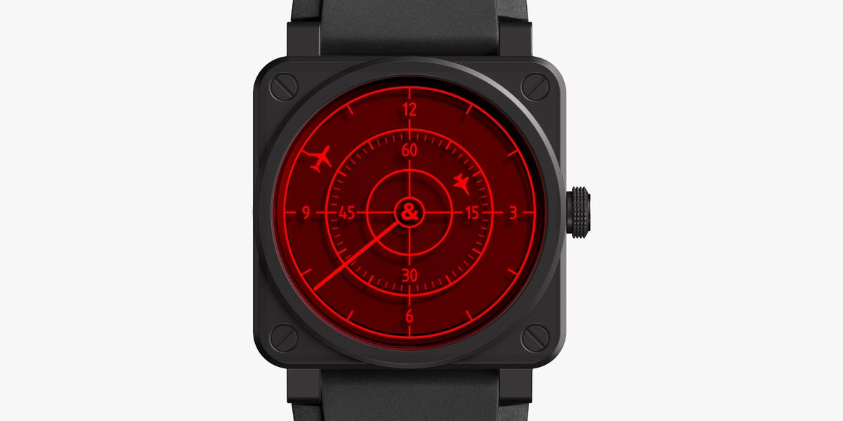 Sonar-Like Timepieces : Radar Watch