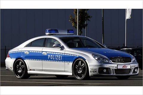 brabus mercedes cls coupe cop car