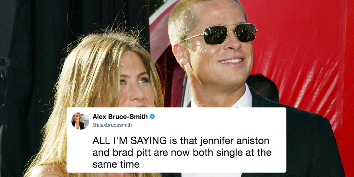 Twitter Wants Jennifer Aniston And Brad Pitt To Reunite Jennifer Aniston Justin Theroux Split