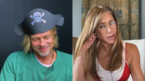 Brad Pitt y Jennifer Aniston no defraudan en su reencuentro