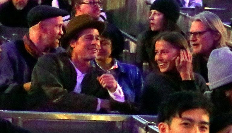 Brad Pitt and Nicole Poturalski Seem to Have Been Secretly Dating Since November