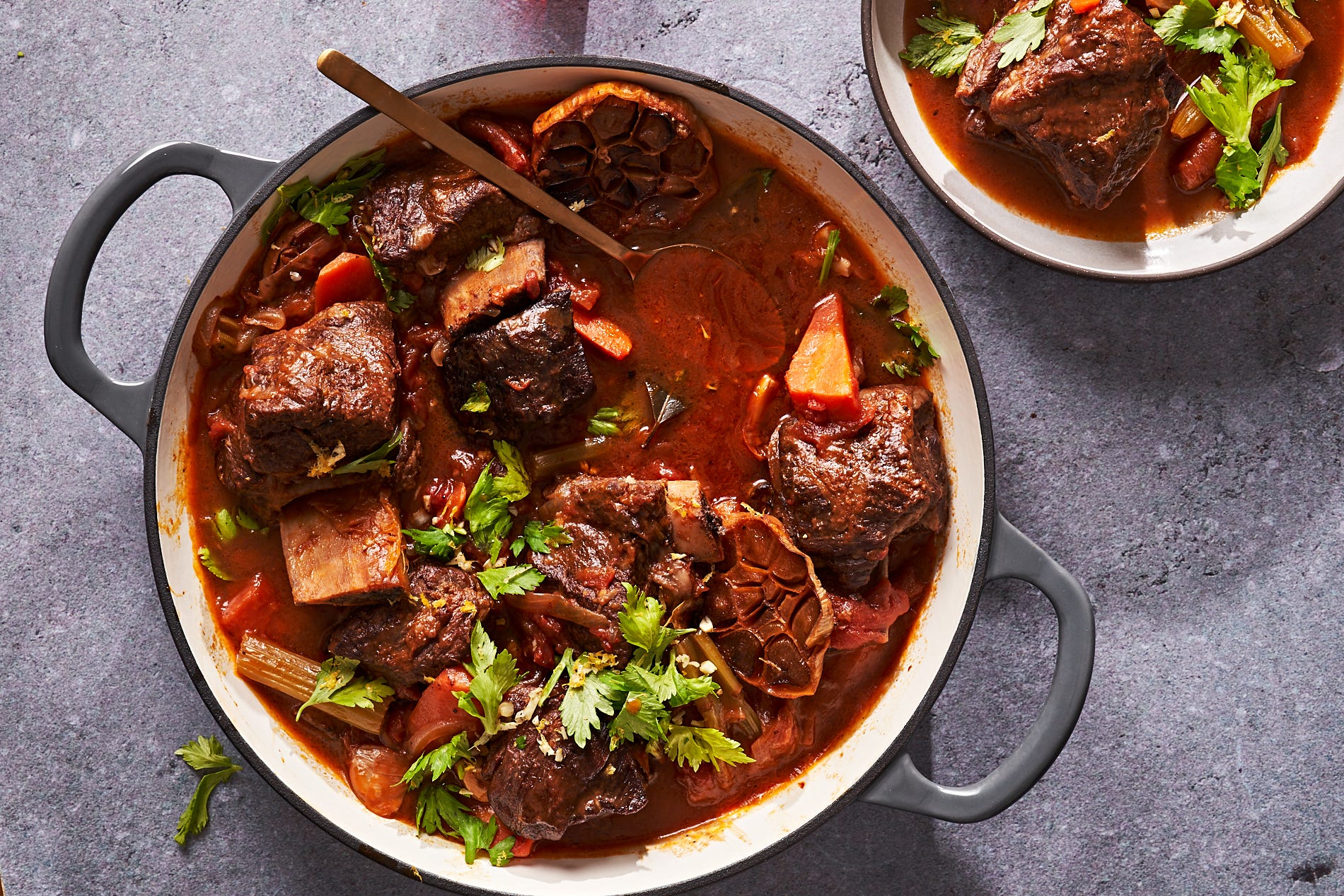 40 Garlic Clove Braised Short Ribs Will Impress Everyone