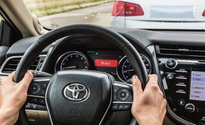 Toyota's Forward Collision Alert Feature in action