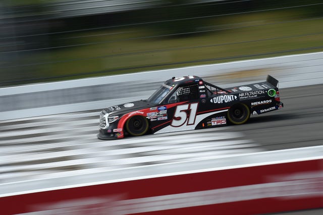 Brandon Jones Takes First Nascar Truck Win On Final Lap