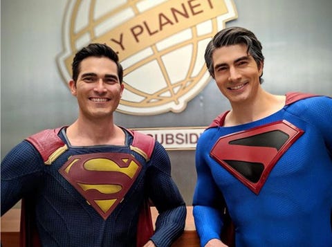 Superman Fights Superman In New Infinite Earths Photo