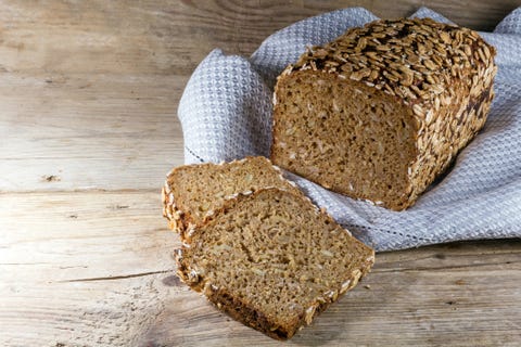 6 Best Sprouted Grain Breads Why Bread Is Healthy Bread Loaf And Slices On Rustic Wood