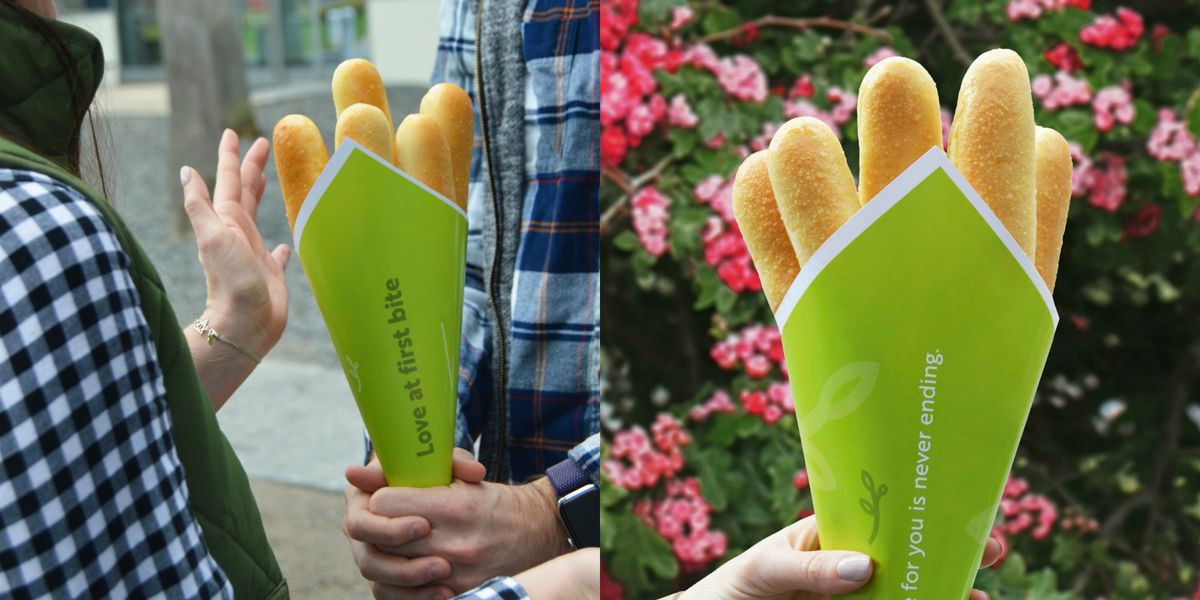 Olive Garden's Breadstick Bouquet Is The Way To Show Your Real Feelings