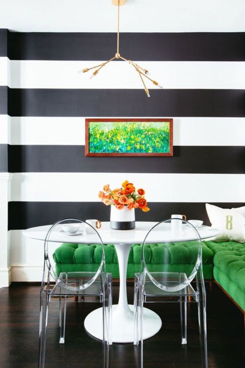 Green, Room, Interior design, Furniture, Dining room, Table, Turquoise, Wall, Ceiling, Floor, 