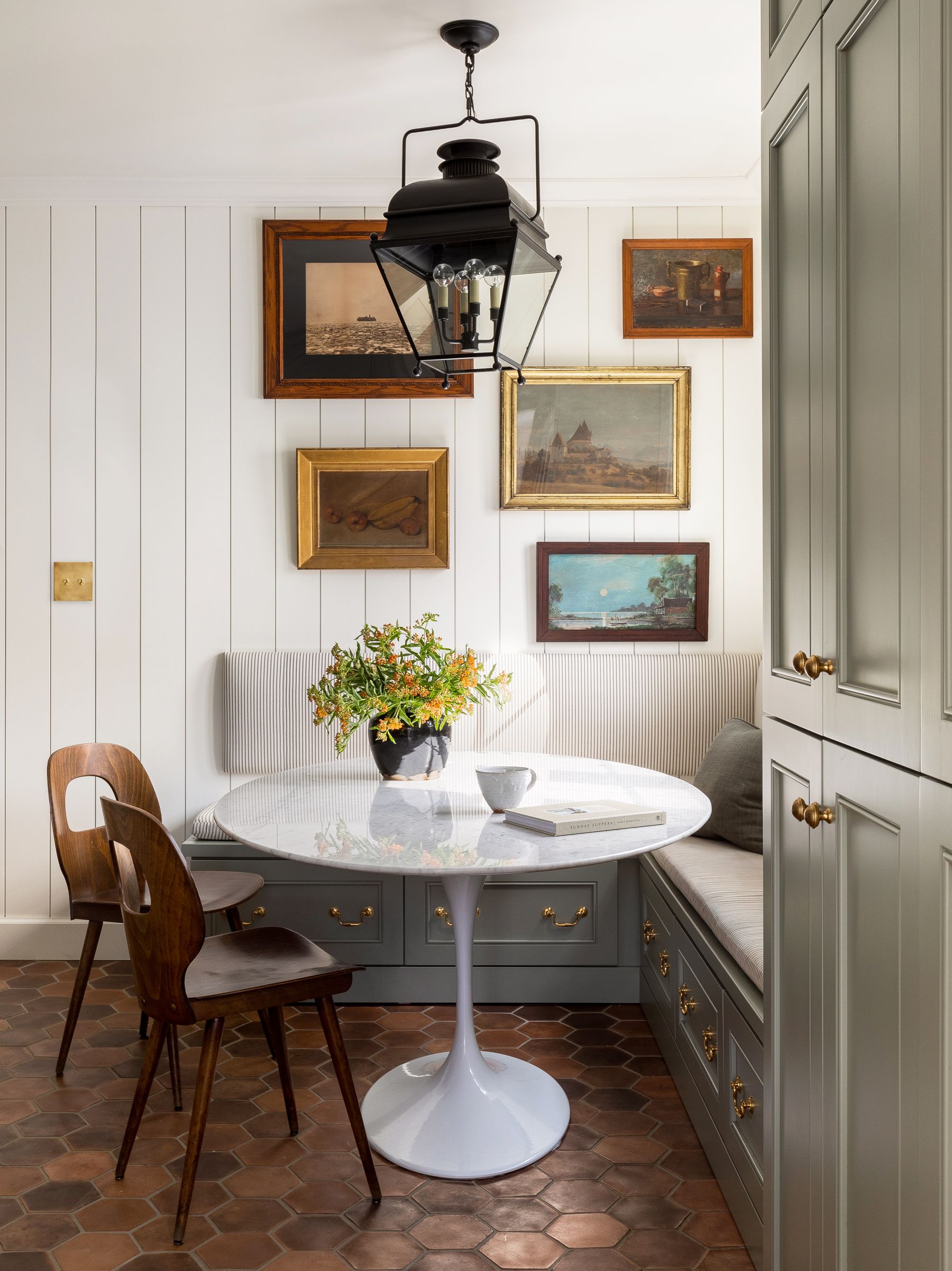 kitchen nook set with bench